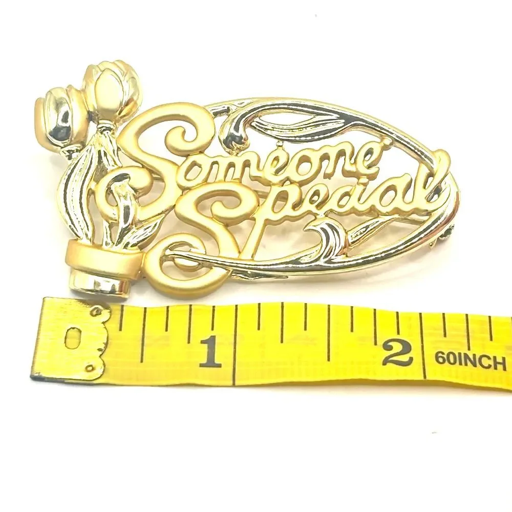Danecraft Gold 'Someone Special' Brooch